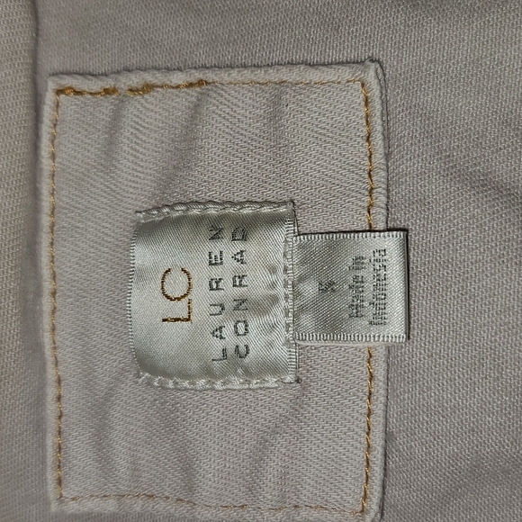 Women LC Lauren Conrad Light Jean Jacket S - Picture 5 of 6